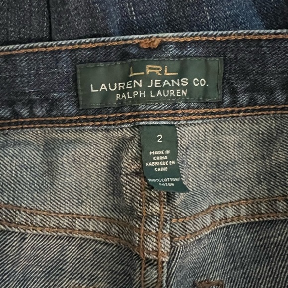 Laruen Jeans Ralph Lauren Women Straight Leg Jeans Size 2 - Picture 5 of 6